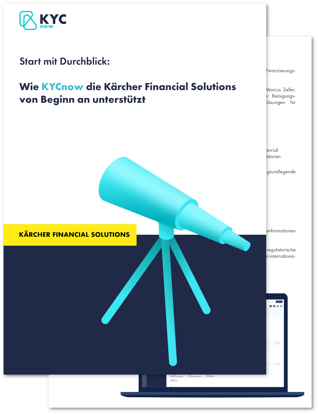 Case Study: Wie KYCnow die Kärcher Financial Solutions von Beginn an unterstützt