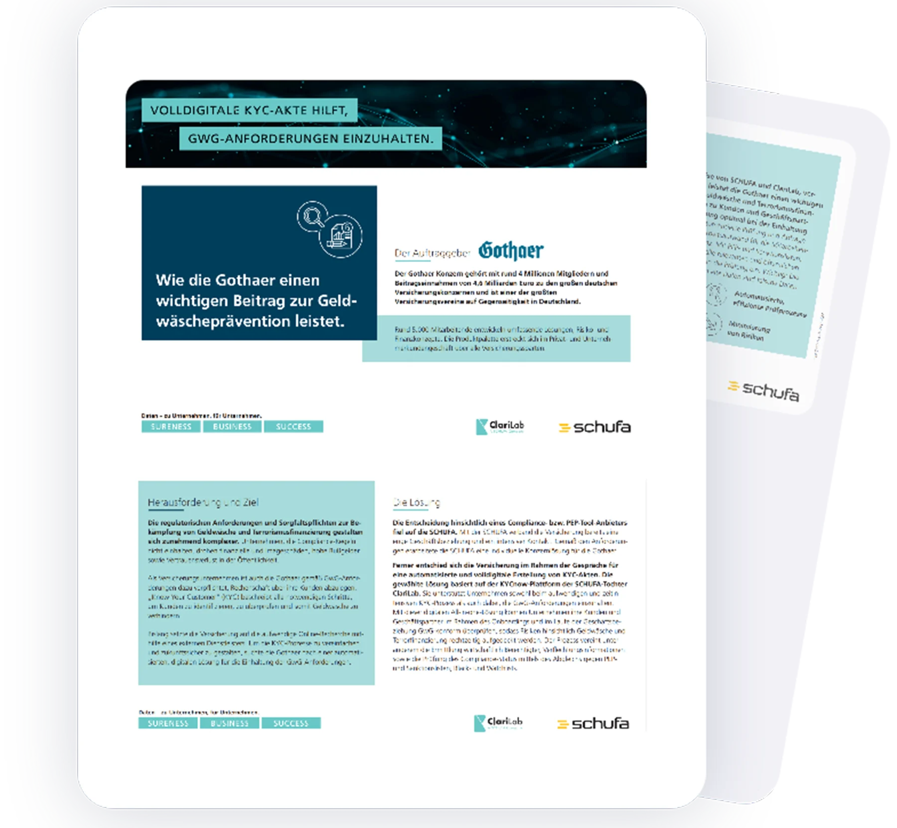 Case-Study-Versicherungen KYCnow Case Study über den Einsatz bei Versicherungen