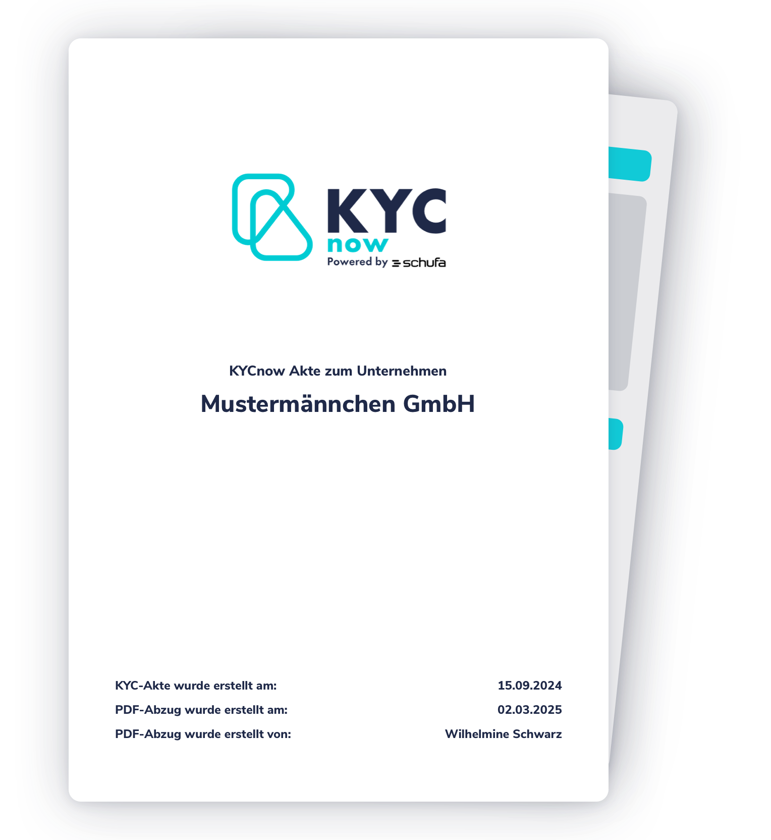 KYCnow-Akte KYC-Akte von KYCnow