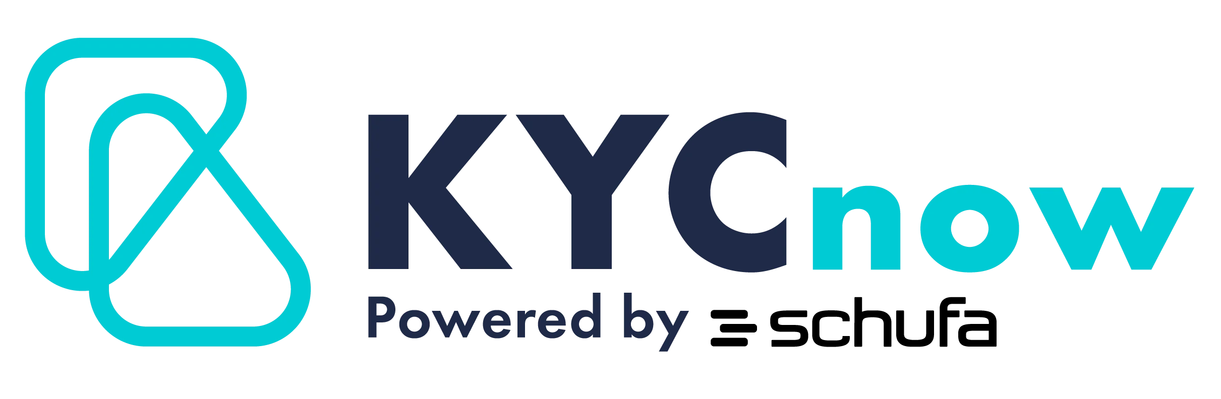 KYCnow Logo Powered by Schufa