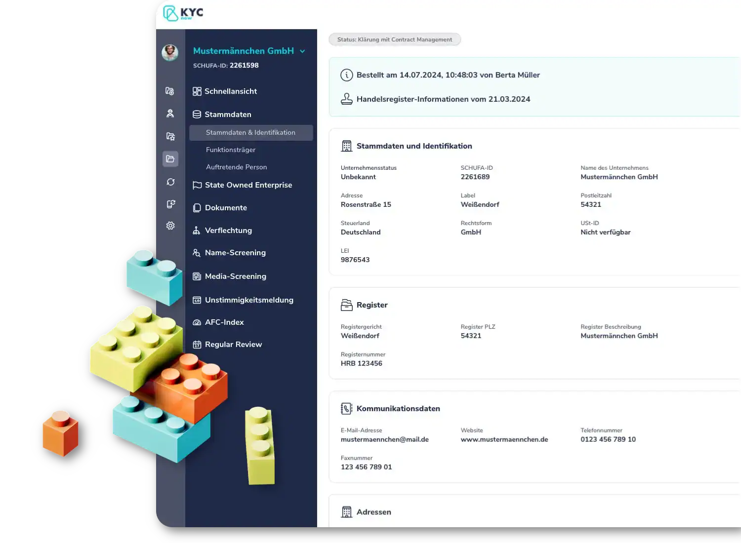 Die gesamte Plattform von KYCnow auf einer Seite erklärt